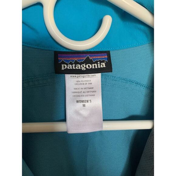 Women’s Lightweight Patagonia Jacket M Light Blue Active Work Out - Picture 3 of 6